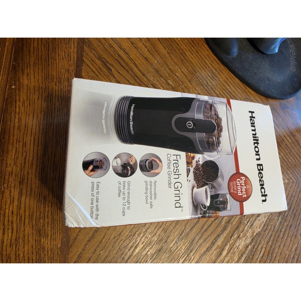 Hamilton Beach Fresh Grind Coffee Grinder New 80335G Unopened